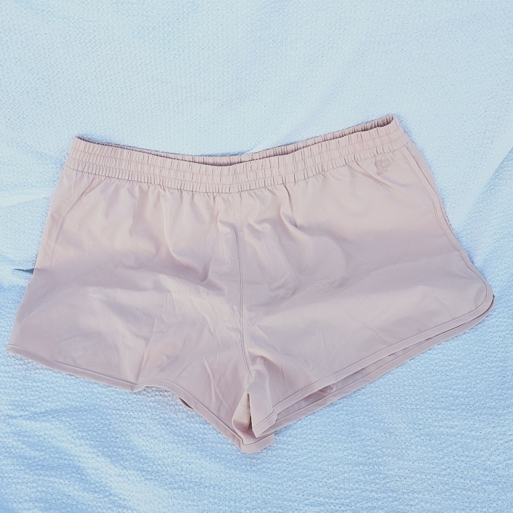PINK Victoria's Secret light pink active wear shorts size xl